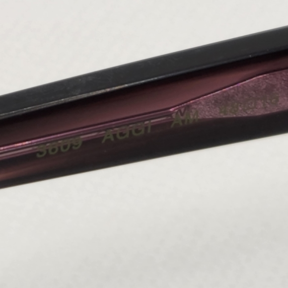 Designer BEVEL 3609 AGGI AM Prescription Eyeglass Frames Purple Tortoise RARE! - Picture 5 of 5